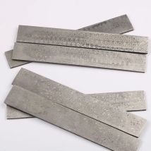 Echt Damaskus Billet stahl rohlinge HRC58 Messer stahl DIY Rohlinge messer, der material edelstahl