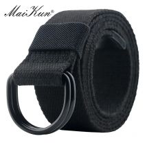 Maikun Taktische Leinwand Männer Gürtel Hohe Qualität Unisex Doppel D-Ring Schnalle Bund Casual Leinwand Weibliche Gürtel Stoff Für jeans