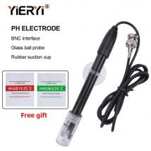 Sonda de repuesto de Ph Yieryi, electrodo de laboratorio hidropónico para acuario, medidor de Ph, prueba de potencial, conector BNC Q9, sonda de cable de 1,2/3M