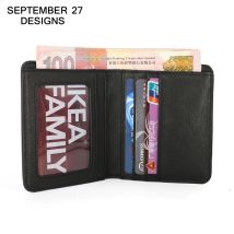 Neue Männer Mini Brieftaschen Aus Echtem Leder Kleine Kupplung Tasche 100% Rindsleder Bifold Geldbörsen Hohe Qualität Dünne Geld Tasche Kreditkarte brieftasche