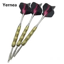 Yernea Neue 3 Stücke Stahlspitze Dart Sport Unterhaltung 15g Darts Vernickelt Kupfer Dart Körper Aluminiumlegierung Wellen PET Flug