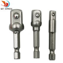 Chrom-Vanadium-Stahl-Steckschlüssel-Adapter, Seth EX-Schaft auf 1/4 Zoll 3/8 Zoll 1/2 Zoll Verlängerungsbohrer, Sechskant-Bit-Set, Elektrowerkzeuge