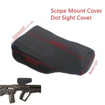 Zielfernrohrabdeckung Dot Sight Cover Protect Neopren Zielfernrohrabdeckung Schutzjacke Schwarz 4,7" x 2,6" Taktische Jagdgewehrhüllen
