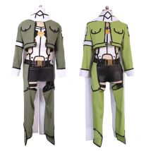 Gun Gale Online Asada Shino Cosplay Sinon Militär kostüm Sinonon grün weiß und schwarz Cos Set