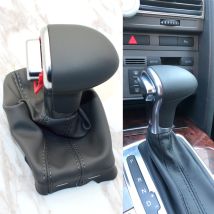 Auto-Automatik-Schaltknauf für Audi A6 C6 A3 A4 B8 A5 Q5 Q7 2009 2010 2011 2012 2013 2014 Schaltknaufmanschette