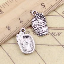 20pcs Charms Wine Barrel Cask 19x11mm Tibetischen Silber Farbe Anhänger Antiken Schmuck, Die DIY Handgemachten Handwerk