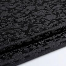 Qualität Schwarz Drachen Brokat Stoff Jacquard Bekleidung Kostüm patchwork stoff Vorhang Polster Einrichtung Materil Wohnkultur 5