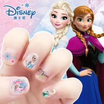 Disney girls cartoon frozen Makeup Toy Nail Stickers Toy Princess Mickey Minnie Mouse dla dzieci