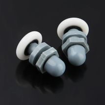 4 Stück Schiebeduschtür aus Nylon, Läufer/Rollen/Räder/Riemenscheibe, Durchmesser 19 mm/22 mm, 23 mm/25 mm/27 mm, Duschraum-Kabinenzubehör.