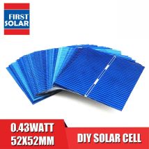 50 teile/los 52 78 26 19 78 156 125 Solar Panel Zellen DIY Ladegerät Polykristalline Silicon Sunpower Solar Bord 0,5 V