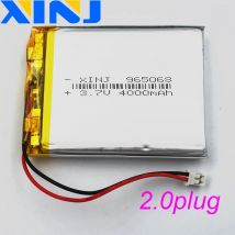 3,7 V 4000 mAh 14,8 Wh 965068   Polymer wiederaufladbarer Li-Lithium-Lipo-Akku JST-PH 2,0 mm für GPS PDA Telefon PDF Power Bank Tablet PC