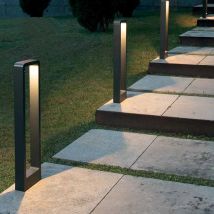 Außenbeleuchtung, LED-Rasenlampen, 15 W, COB-Gartenleuchte, 85–265 V, DC12 V, Außenpoller, Bodenleuchte, Weg, Innenhof