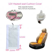 Cuscinetti riscaldanti per auto in fibra di carbonio Sedili riscaldati per automobili caldi Le coperture per sedie autunnali e invernali si applicano a qualsiasi veicolo 12V