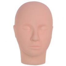 Teste di manichino Estensioni delle ciglia Testa Pratica Occhi chiusi Testa di manichino Massaggio Trucco Modello di pratica dell'estensione delle ciglia