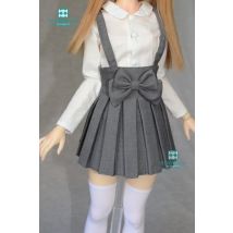 Kleidung für puppe fit 58-63 cm 1/3 BJD DD SD puppe art und weise faltete rock wein rot, khaki, blau