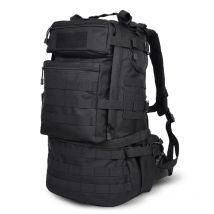 50L Rucksack mit großem Fassungsvermögen, Nylon, wasserdicht, Camp-Wanderungsrucksäcke, Herren-Molle-Rucksack