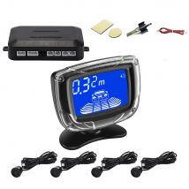 YASOKRO Auto Parkplatz Sensor Dual CPU LCD Display mit schalter 12V Auto Reverse Backup-Sensor Parkplatz Radar-Monitor Detektor system