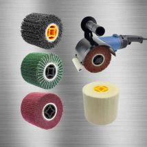 Ruota per lucidatura in acciaio inossidabile 120/110*100*19mm Levigatrice a ruota Sbavatura Rettifica Strumento di finitura a specchio