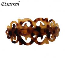 Schildkröte Acryl Haarspangen Retro Muster Große Haarspange Pferdeschwanzhalter Mode Haarschmuck Für Frauen Kopfbedeckung