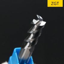 ZGT Aluminium Copper Wood Cutter Endmills HRC50 3 Flute Cnc Fresa Tools Frez stalowy wolframowy Frez