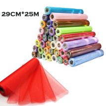 29CM X 25M Tüll Rolle Organza Rolle Rot Blau Tüll Organza Stoff Dekoration Für DIY Mädchen Tutu Rock geschenk Hochzeit Party Decor