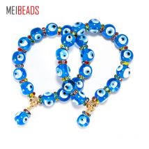 Meibeads Trendy Türkische Bösen blick Charme Blaue Perlen Armbänder Glück Auge Spiel Armband Für Frauen Handgemachte Glas Armband Schmuck