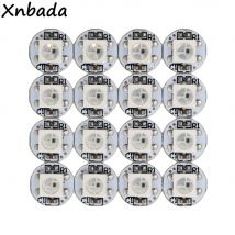10 ~ 1000 stücke WS2812B WS2812 4-Pin Led Chip Streifen & Kühlkörper DC5V 5050SMD RGB WS2811 IC Eingebaute