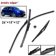Erick's Tergicristallo Anteriore e Posteriore Spazzole Tergicristallo Set Per Alfa Romeo MiTo 2008 - 2018 Parabrezza Parabrezza Spazzole per Finestre 26 "+ 15" + 12 "