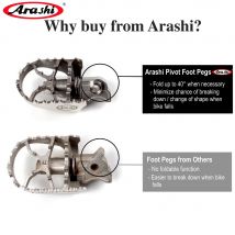 Arashi 2PCS Für BMW F650GS / DAKAR 2000 - 2007 Anti Slip Pedal Vorne Fußrasten Breite Pivot