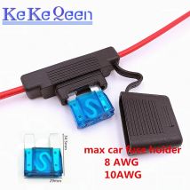 1 PCS 8 10 AWG 8AWG 10AWG Draht Maxi Auto Sicherung Halter Wasser-beständig Wasserdicht Automotive Mit Abdeckung Inline auto mit maxfuse 60A