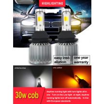 Tcart led dual color Turn signal light&DRL daytime running light T20 WY21W 7440 Py21W BAU15S BA15S 7443 for volkswagen