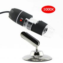 1000X HD digital USB mikroskop elektronische mikroskop Kamera video microscopeUSB Lupe + kalibrierung herrscher 8 led-leuchten