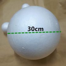 1cm bis 30cm erhältlich weiße Modell ier schaum kugeln basteln Polystyrol-Styropor kugeln dekorative Schaumstoff-Rund kugeln 80mm 3,15 Zoll
