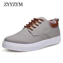 Männer schuhe Leinwand Lace-Up Stil Atmungsaktive Top Mode Trend Vulkanisierte Schuhe Student Jugend Schuhe Männer Große größe EUR 45-46