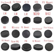 50pcs/lot camera Rear Lens Cap for Canon nikon Sony for Pentax Olympus Micro M4/3 Panasonic Samsung Leica Fujifilm Camera Mount