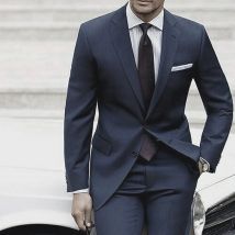 Tailor-Made Anzüge Hochzeit Anzüge Für Männer Nach Maß Männer Anzüge Mit Hosen Blau Grau Anzug Kostüm Homme Mariage luxe Sur Mesure