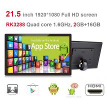 21.5 inch Android touch screen interactive display (RK3288 or RK3399,2GB DDR3,16GB nand flash, Play store,wifi, RJ45, BT, VESA)