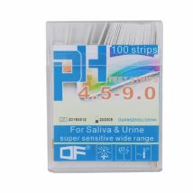 Universelle Anwendung pH-Teststreifen pH 4,5 - pH 9.0 Analytisch für Urin und Speichel mit Dual Pad (100 Streifen)