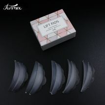 5 paia/scatola Silicone Ciglia Perm Pad Riciclaggio Ciglia Aste Scudo di sollevamento 3D Piegaciglia Accessori per il trucco Strumenti applicatori