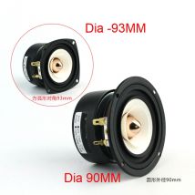 2 Pz/lotto Gamma Completa 3 pollici unità altoparlante tweeter Midrange bass subwoofer driver Bacino In Alluminio testa corno home theater 4 ~ 8Ohm