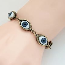 Vintage Gothic Dämon Augen Armband Femme Punk Bösen blick Armbänder Für Frauen Metall Schmuck Drop Shipping Pulseras Mujer Moda 2020