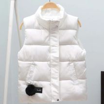 Neue Mode Winter Weste Für Frauen Kragen Sleeveless Kurzen Mantel Frauen Jacke Weste Weibliche Herbst Frauen Kleidung