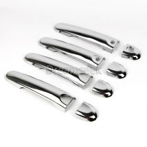 Copertura Della Maniglia Della porta Per Il periodo 2014-2017 Nissan Sunny / Versa Versa Nota ABS Chrome Molding Trim Lunetta Con Smart buco della serratura