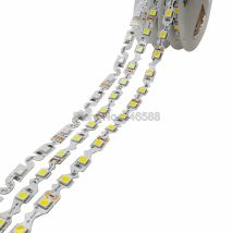 5m 5050 LED Streifen Freies Biegen S Form LED Streifen IP20 Nicht-wasserdichte DC12V 24V Flexible LED licht 60LEDs/M Weiß Warmweiß RGB