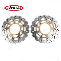 ARASHI para SUZUKI B-KING 1300 2008-2010 CNC discos de freno delantero Rotores disco BKING 2008 2009 2010 GSXR 1300 HAYABUSA GSR 400 750