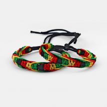 10 stücke Handgemachte Rasta Hippie Jamaican Farbe Freundschaft Armband