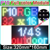 P10 LED Display Panel Modul, RGB P10 LED Zeichen Panel 32x16 Pixel,LED Große Screen Panel 320x160mm,TV Video Wand Komponenten.