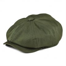 BOTVELA Newsboy Cap Herren Twill Baumwolle Acht-Panel-Mütze Damen Baker Boy Caps Retro Große Hüte Herren Boina Grüne Baskenmütze