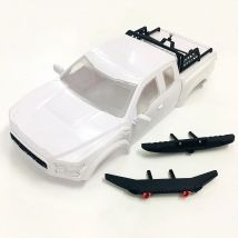 KYX Racing ABS Ford Raptor Harte Körper mit Stoßstange & Reserverad Rack 325mm Körper Shell Weiß für