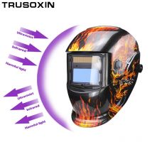 Solar Li Auto Verdunkelung TIG MIG MMA Schweiß Helme/Wahre Farbe Schweißer Schutzbrille/Maske Augen Gläser/Brille für Schweißen Maschine